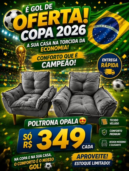 Poltrona Decorativa Opala Veludo — Veludo Cinza Grafite — 80cm